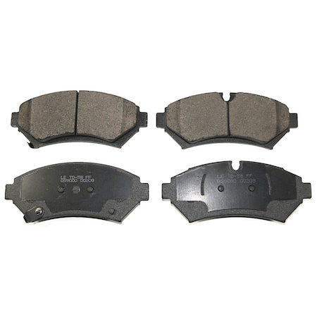 Pronto Dura Premium Brake Pads Front, Bp850Ams BP850AMS